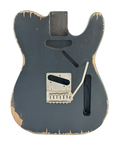 BlackKnight Custom Guitar Body - Satin Black – SuperVee