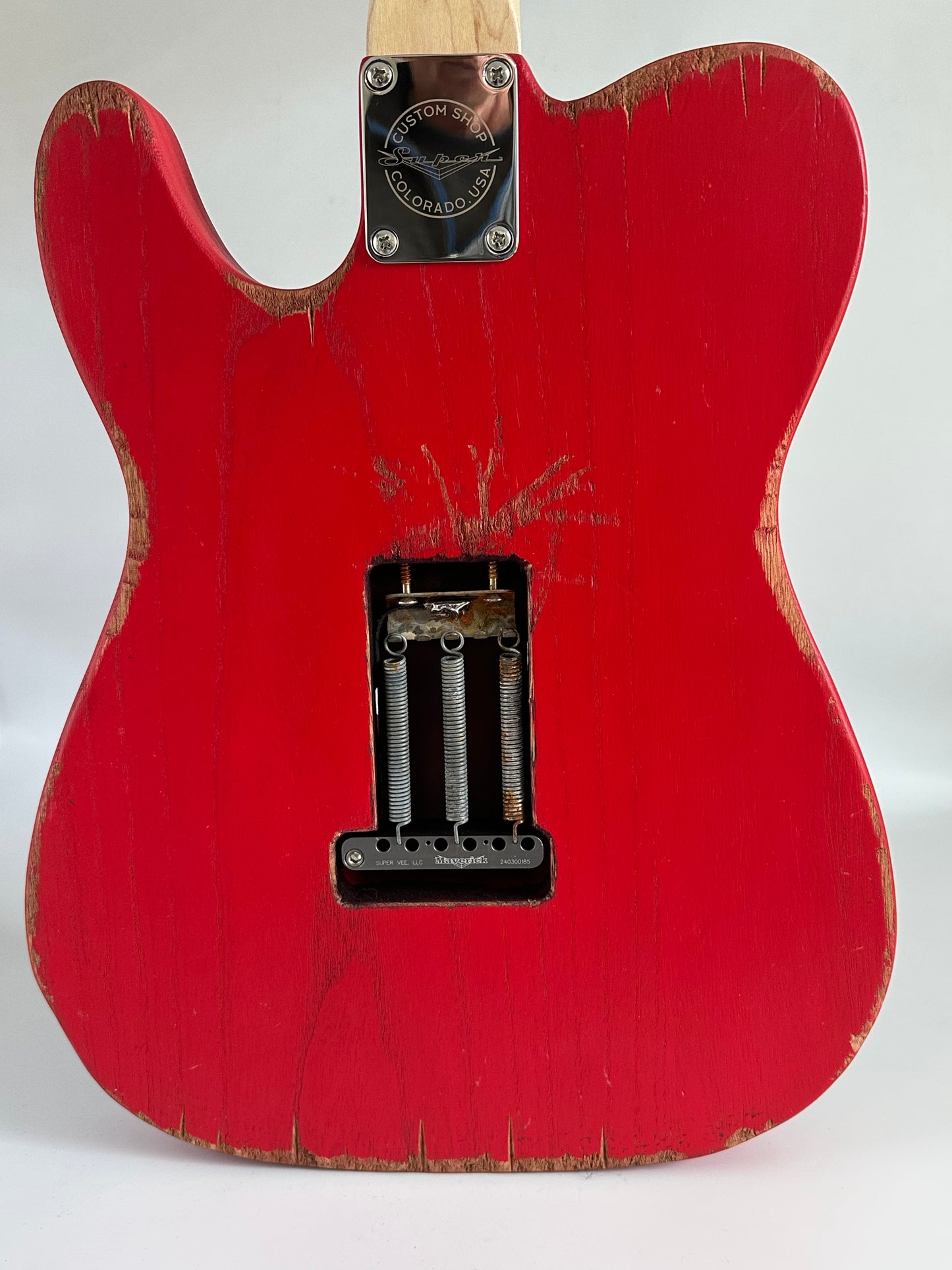 SuperVee Maverick™ Bridge with a factory finished Satin Red Relic